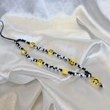 Phone Strap Happy Face